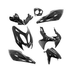 Kit carénage 7 pièces noir brillant Nitro Aerox